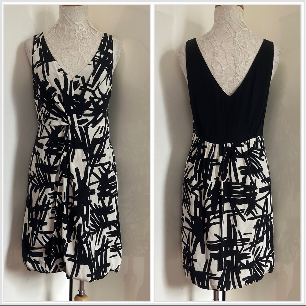 NWT Tibi New York Silk Bubble Hem Dress sz 8